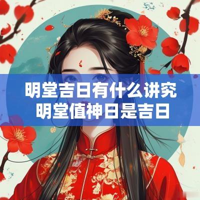 明堂吉日有什么讲究 明堂值神日是吉日吗