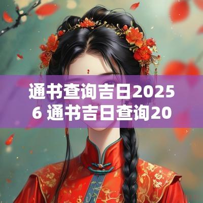 通书查询吉日20256 通书吉日查询2025