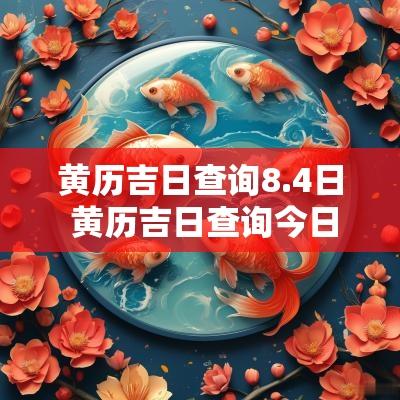 黄历吉日查询8.4日 黄历吉日查询今日