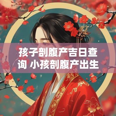 孩子剖腹产吉日查询 小孩剖腹产出生时辰怎么算