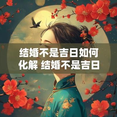 结婚不是吉日如何化解 结婚不是吉日怎么补救
