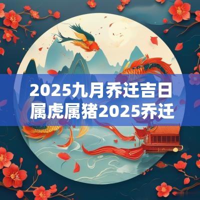2025九月乔迁吉日 属虎属猪2025乔迁吉日