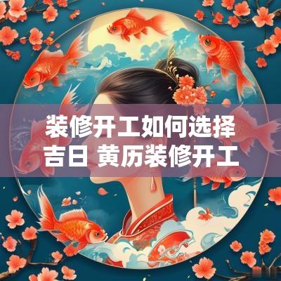 装修开工如何选择吉日 黄历装修开工吉日吉时