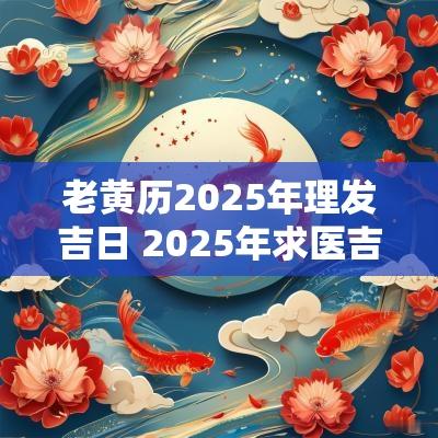 老黄历2025年理发吉日 2025年求医吉日老黄历
