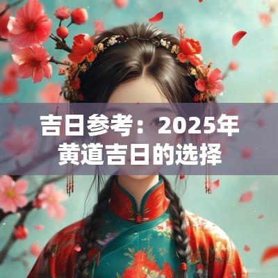 吉日参考：2025年黄道吉日的选择