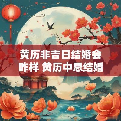黄历非吉日结婚会咋样 黄历中忌结婚是指不能结婚吗