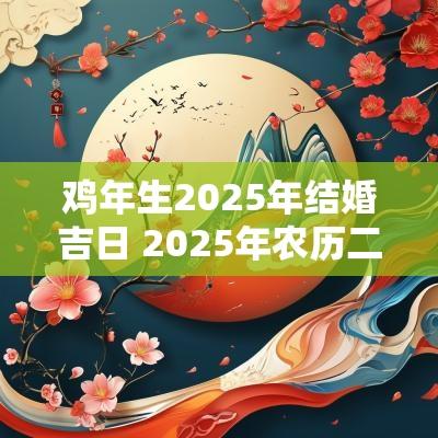 鸡年生2025年结婚吉日 2025年农历二月结婚吉日表