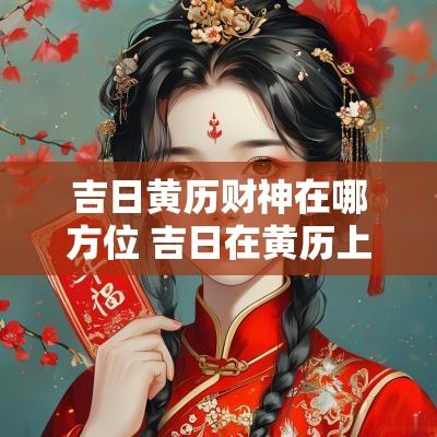 吉日黄历财神在哪方位 吉日在黄历上叫什么