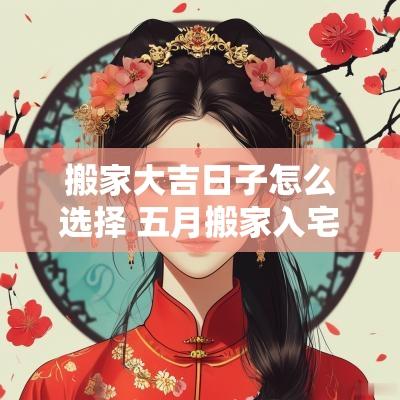 搬家大吉日子怎么选择 五月搬家入宅最好日子