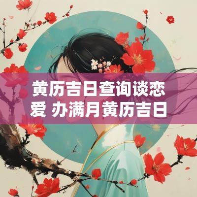 黄历吉日查询谈恋爱 办满月黄历吉日查询