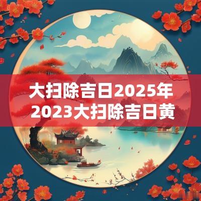 大扫除吉日2025年 2025大扫除吉日黄历