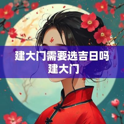 建大门需要选吉日吗 建大门