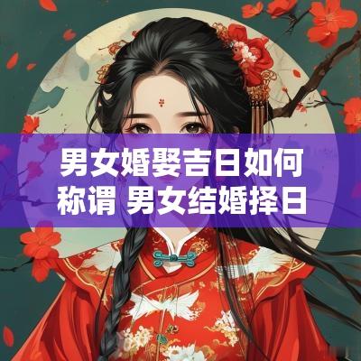 男女婚娶吉日如何称谓 男女结婚择日方法