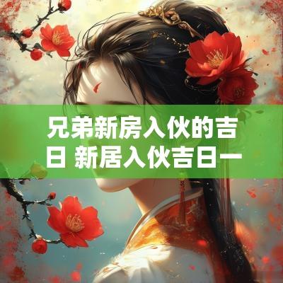兄弟新房入伙的吉日 新居入伙吉日一览表