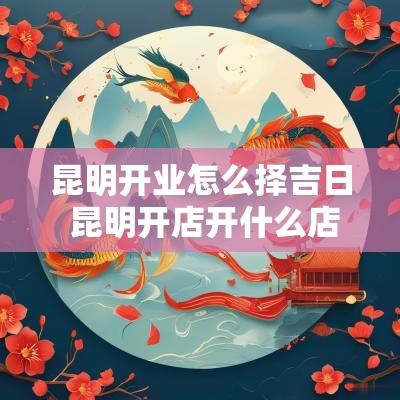昆明开业怎么择吉日 昆明开店开什么店好