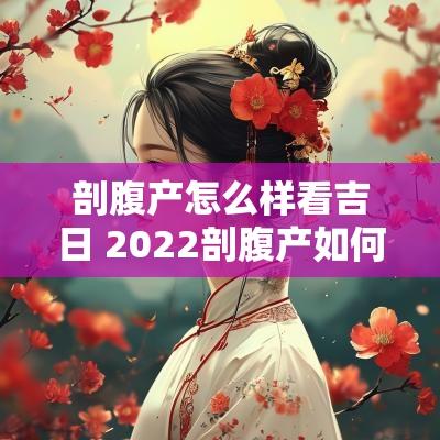 剖腹产怎么样看吉日 2025剖腹产如何看黄道吉日