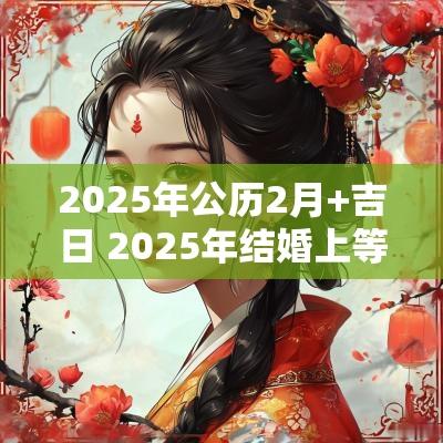 2025年公历2月+吉日 2025年结婚上等吉日