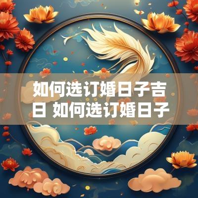 如何选订婚日子吉日 如何选订婚日子