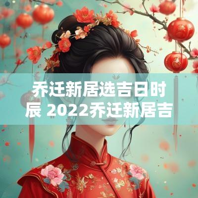 乔迁新居选吉日时辰 2025乔迁新居吉日时辰查询