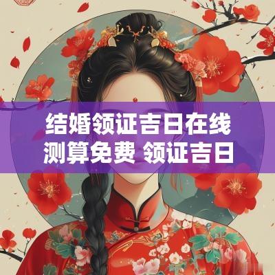 结婚领证吉日在线测算免费 领证吉日大师免费测