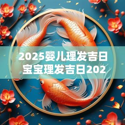 2025婴儿理发吉日 宝宝理发吉日2025年