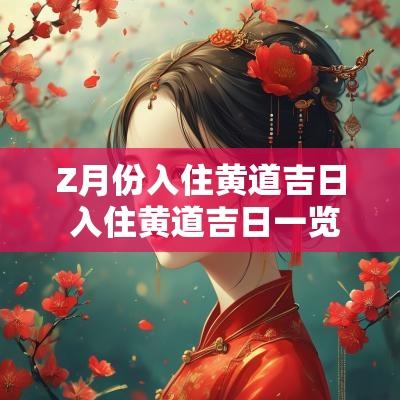 Z月份入住黄道吉日 入住黄道吉日一览表