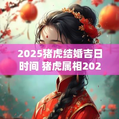 2025猪虎结婚吉日时间 猪虎属相2025年结婚吉日