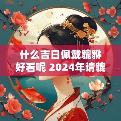什么吉日佩戴貔貅好看呢 2025年请貔貅吉日