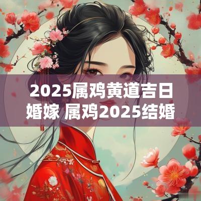 2025属鸡黄道吉日婚嫁 属鸡2025结婚吉日查询