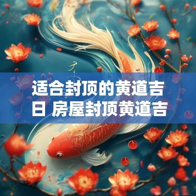 适合封顶的黄道吉日 房屋封顶黄道吉日