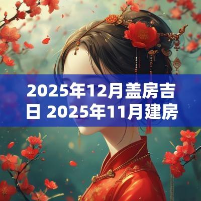 2025年12月盖房吉日 2025年11月建房吉日