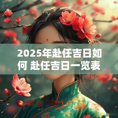 2025年赴任吉日如何 赴任吉日一览表2025