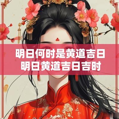 明日何时是黄道吉日 明日黄道吉日吉时查询老黄历