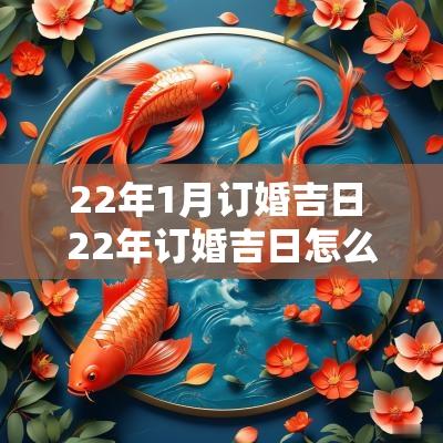 22年1月订婚吉日 22年订婚吉日怎么选