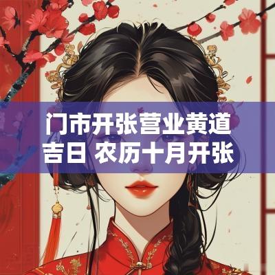 门市开张营业黄道吉日 农历十月开张黄道吉日