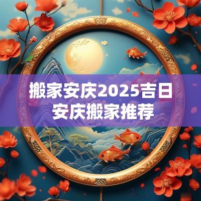 搬家安庆2025吉日 安庆搬家推荐