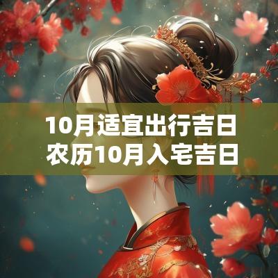 10月适宜出行吉日 农历10月入宅吉日