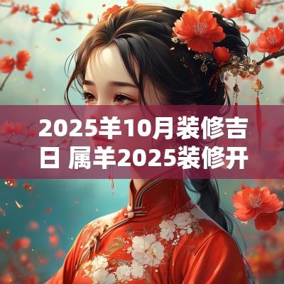 2025羊10月装修吉日 属羊2025装修开工吉日