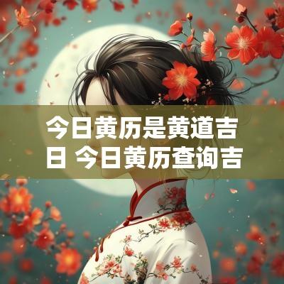 今日黄历是黄道吉日 今日黄历查询吉日宜忌