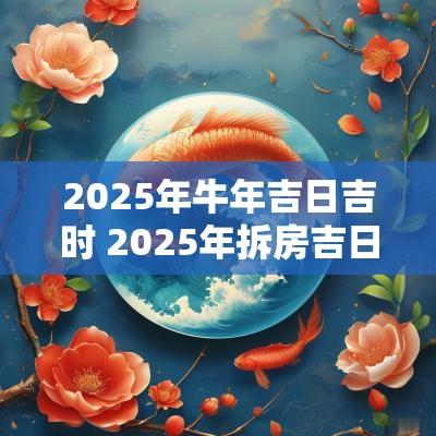 2025年蛇年吉日吉时 2025年拆房吉日吉时