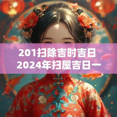 201扫除吉时吉日 2025年扫屋吉日一览表