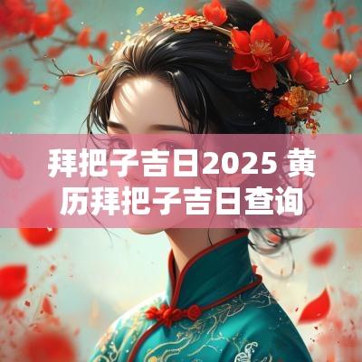 拜把子吉日2025 黄历拜把子吉日查询