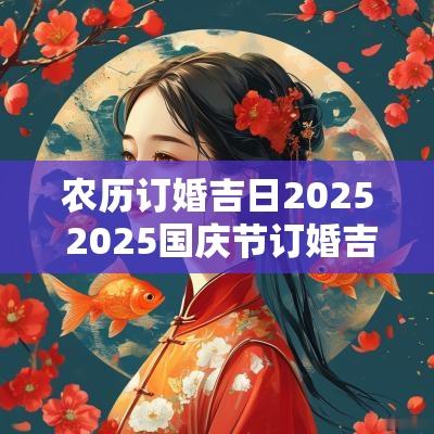 农历订婚吉日2025 2025国庆节订婚吉日