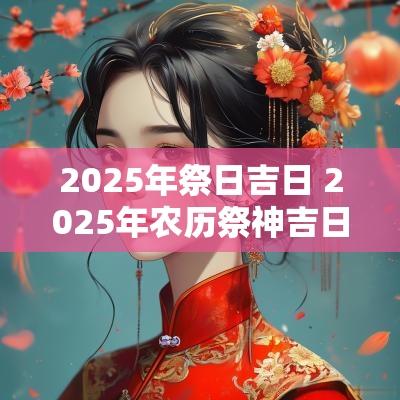 2025年祭日吉日 2025年农历祭神吉日