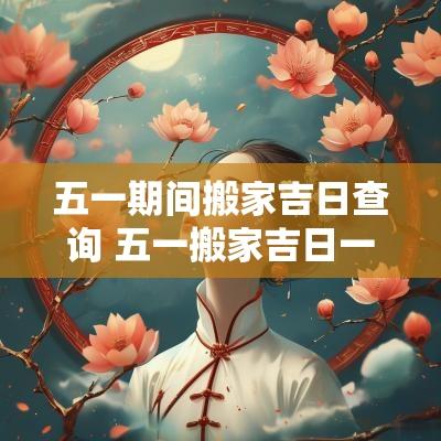 五一期间搬家吉日查询 五一搬家吉日一览表