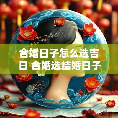 合婚日子怎么选吉日 合婚选结婚日子主要看什么