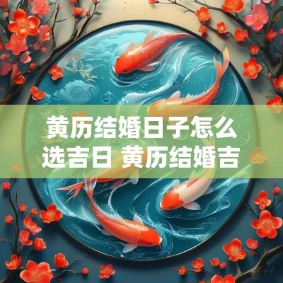 黄历结婚日子怎么选吉日 黄历结婚吉日查询