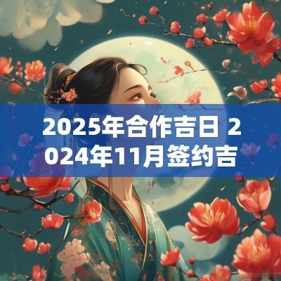 2025年合作吉日 2025年11月签约吉日一览表
