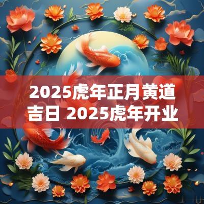 2025蛇年正月黄道吉日 2025蛇年开业吉日查询