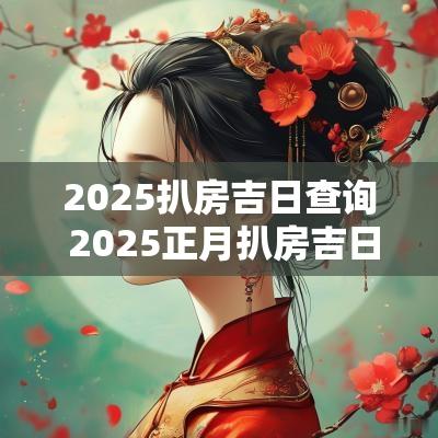 2025扒房吉日查询 2025正月扒房吉日